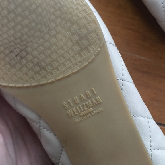 Stuart Weitzman Nude Captoe Patent Leather Flats - Picture 4 of 4